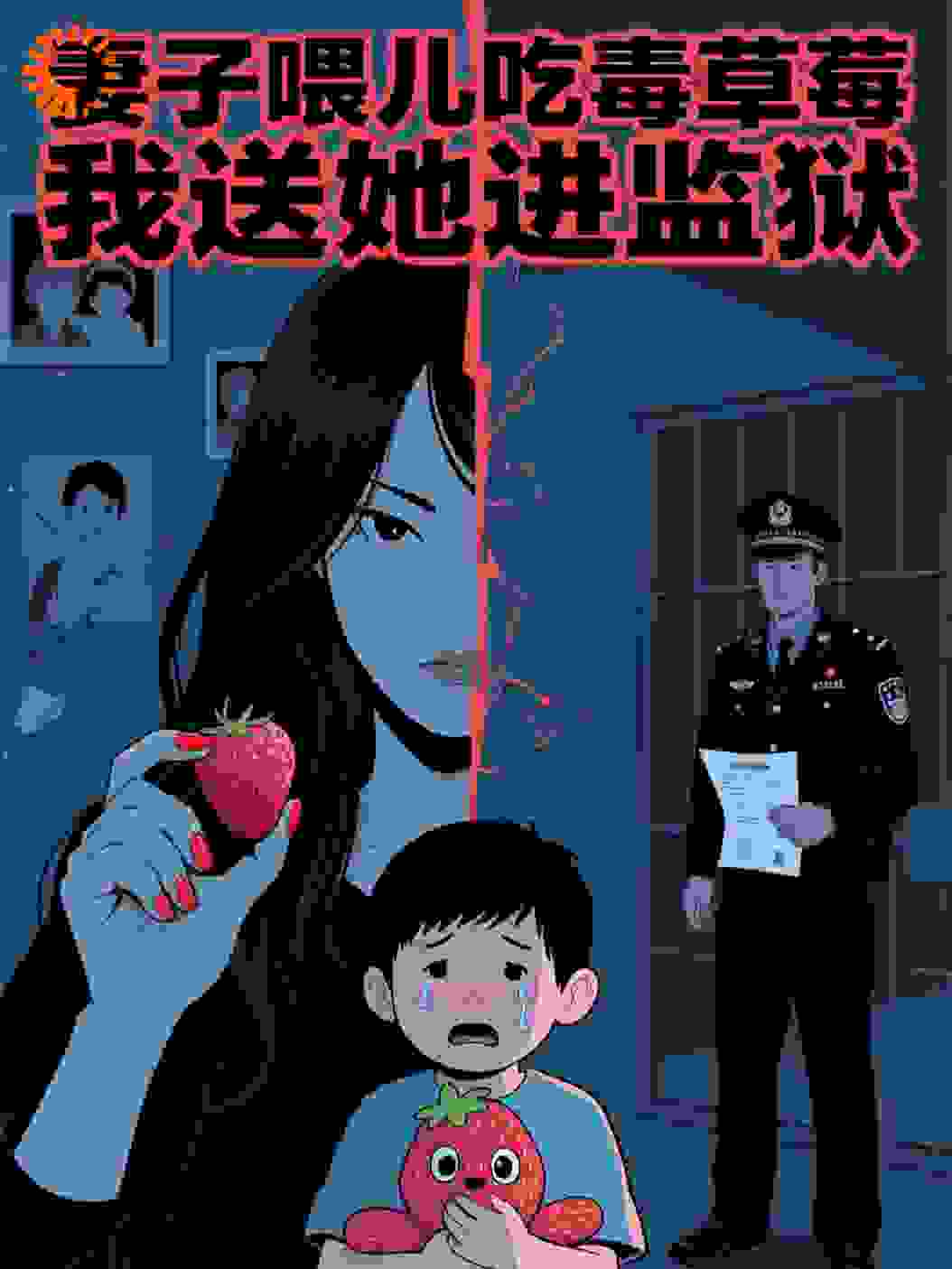 妻子喂儿吃毒草莓，我送她进监狱